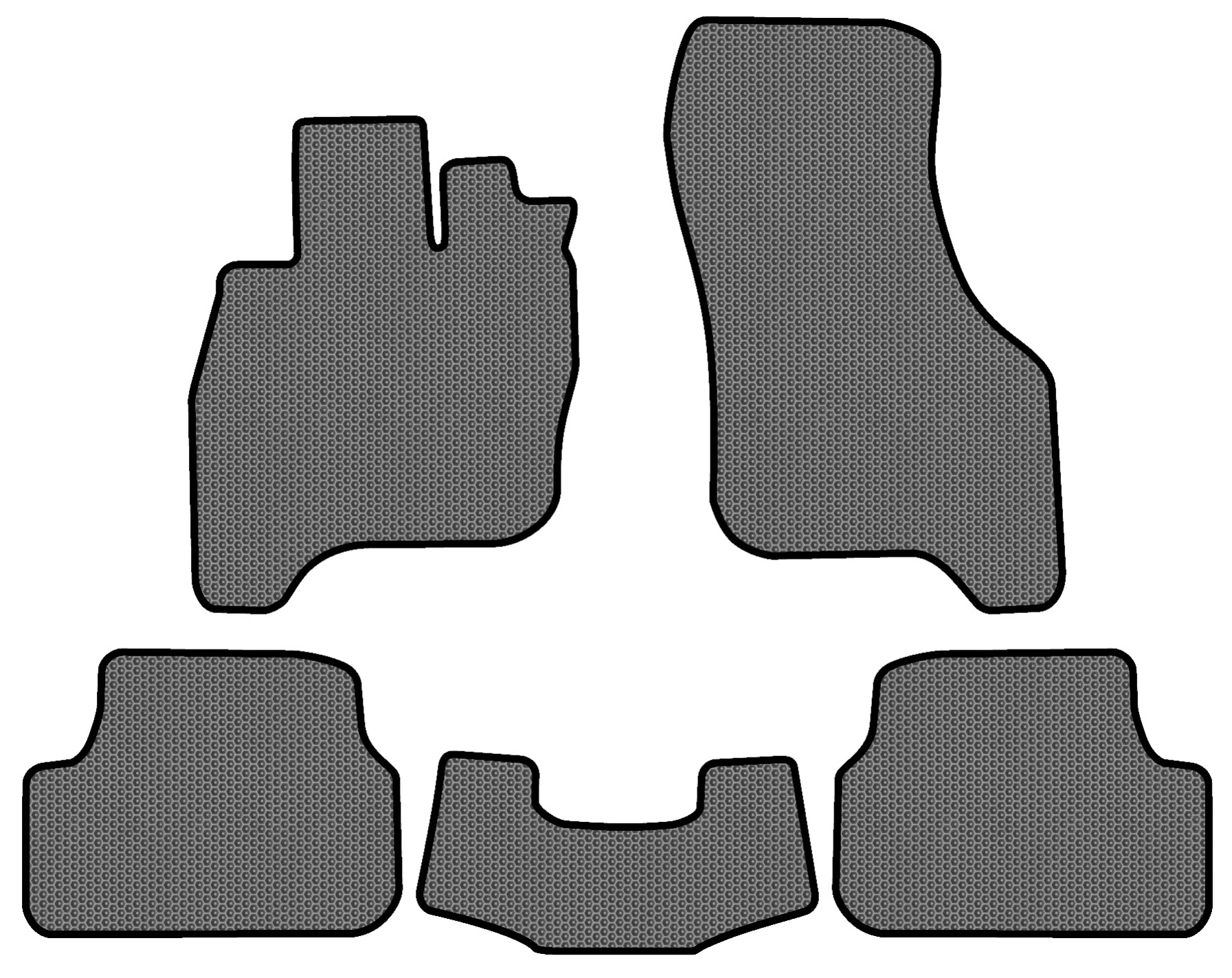 EVA килимки в салон авто EVAtech для e-Golf Volkswagen 2014-2017 1 покоління Htb EU VW1878CG5SGB