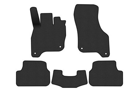 EVA коврики в салон авто EVAtech для e-Golf Volkswagen 2014-2017 1 поколение Htb EU VW1878CV5AV4RBB