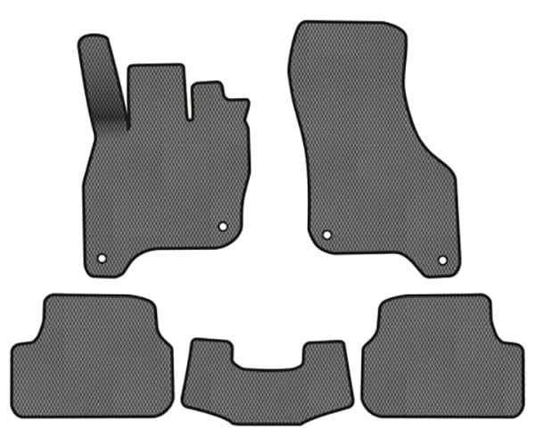 EVA коврики в салон авто EVAtech для e-Golf Volkswagen 2014-2017 1 поколение Htb EU VW1878CV5AV4RGB