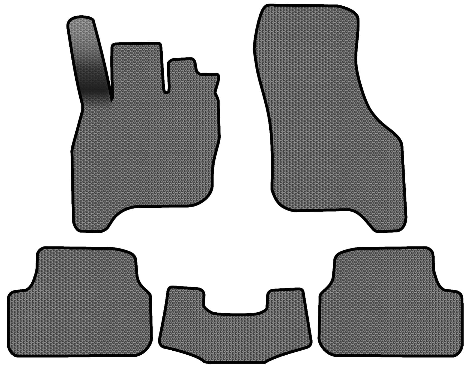 EVA килимки в салон авто EVAtech для e-Golf Volkswagen 2014-2017 1 покоління Htb EU VW1878CV5SGB