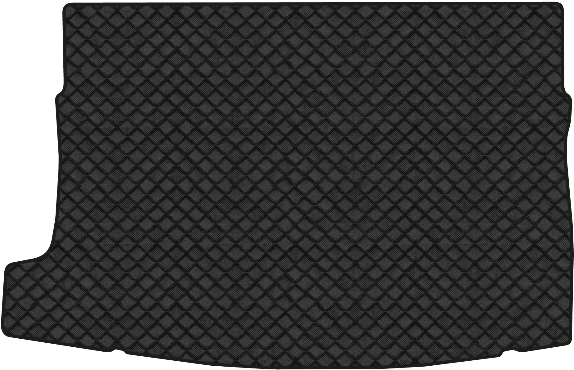 Коврик из экокожи в багажник авто EVAtech для e-Golf Volkswagen 2014-2017 1 поколение Htb EU (VW1878N1BBB)