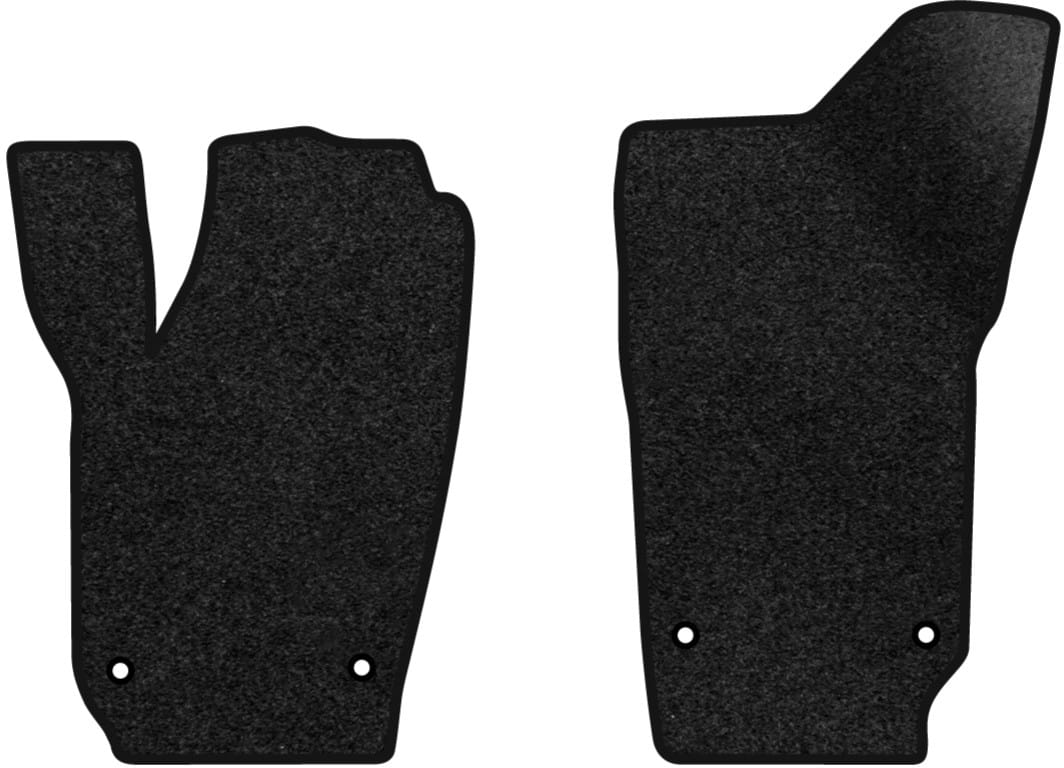 Килимки ворсові в салон авто EVAtech Premium для Volkswagen Polo (IV) 3-doors 2001-2009 4 покоління Htb EU чорний кант (VW1897A2AV4VPB)