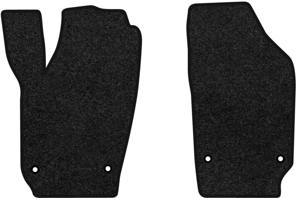 Килимки ворсові в салон авто EVAtech Premium для Volkswagen Polo (IV) 3-doors 2001-2009 4 покоління Htb EU чорний кант (VW1897AV2AV4VPB)