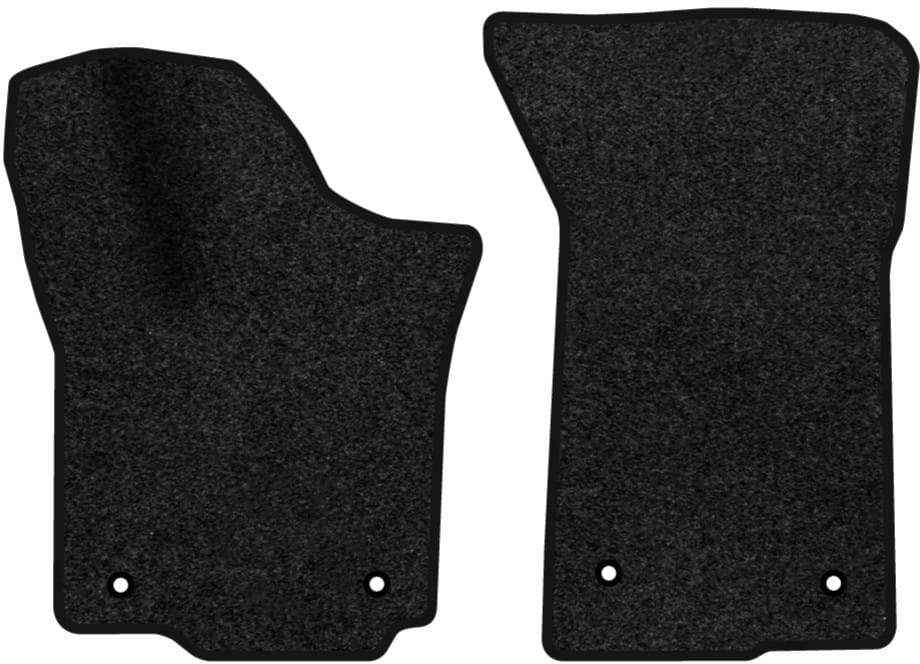 Килимки ворсові в салон авто EVAtech Premium для Volkswagen Phaeton Long 2002-2016 1 покоління Sedan EU чорний кант (VW1898AD2AV4VPB)