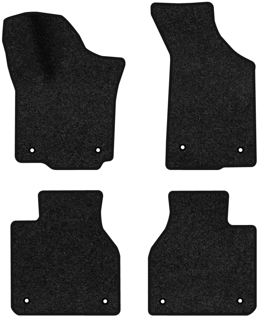 Коврики ворсовые в салон авто EVAtech Premium для Volkswagen Phaeton Long 2002-2016 1 поколение Sedan EU черный кант (VW1898PE4AV8VPB)