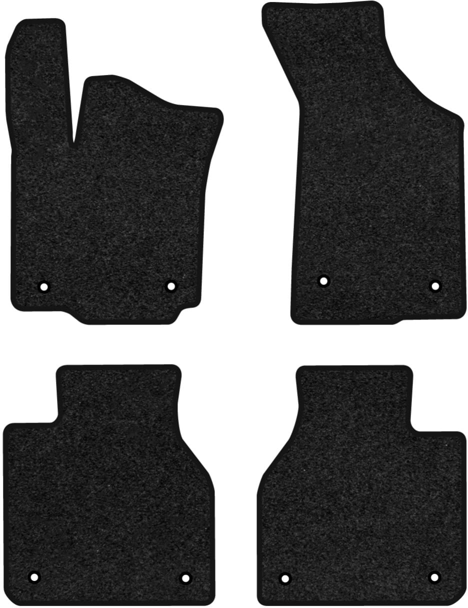 Коврики ворсовые в салон авто EVAtech Premium для Volkswagen Phaeton Long 2002-2016 1 поколение Sedan EU черный кант (VW1898PV4AV8VPB)