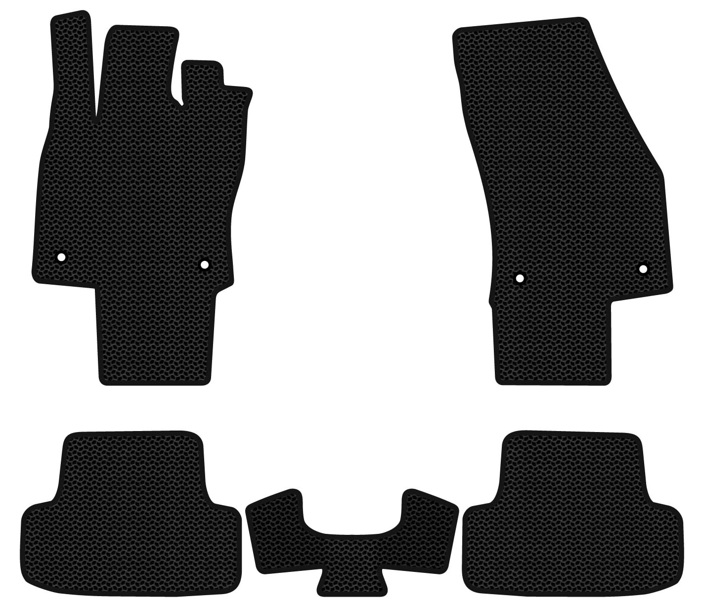 EVA коврики в салон авто EVAtech для T-Roc Volkswagen 2017 1 поколение SUV EU (VW1899CV5AV4KBB)