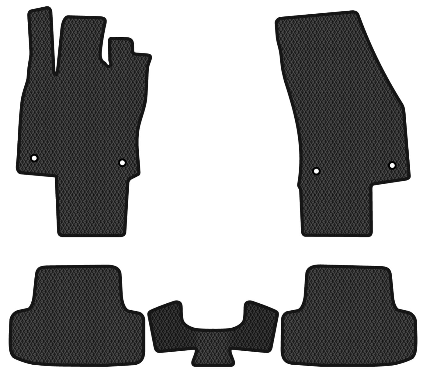 EVA коврики в салон авто EVAtech для T-Roc Volkswagen 2017 1 поколение SUV EU (VW1899CV5AV4RBB)