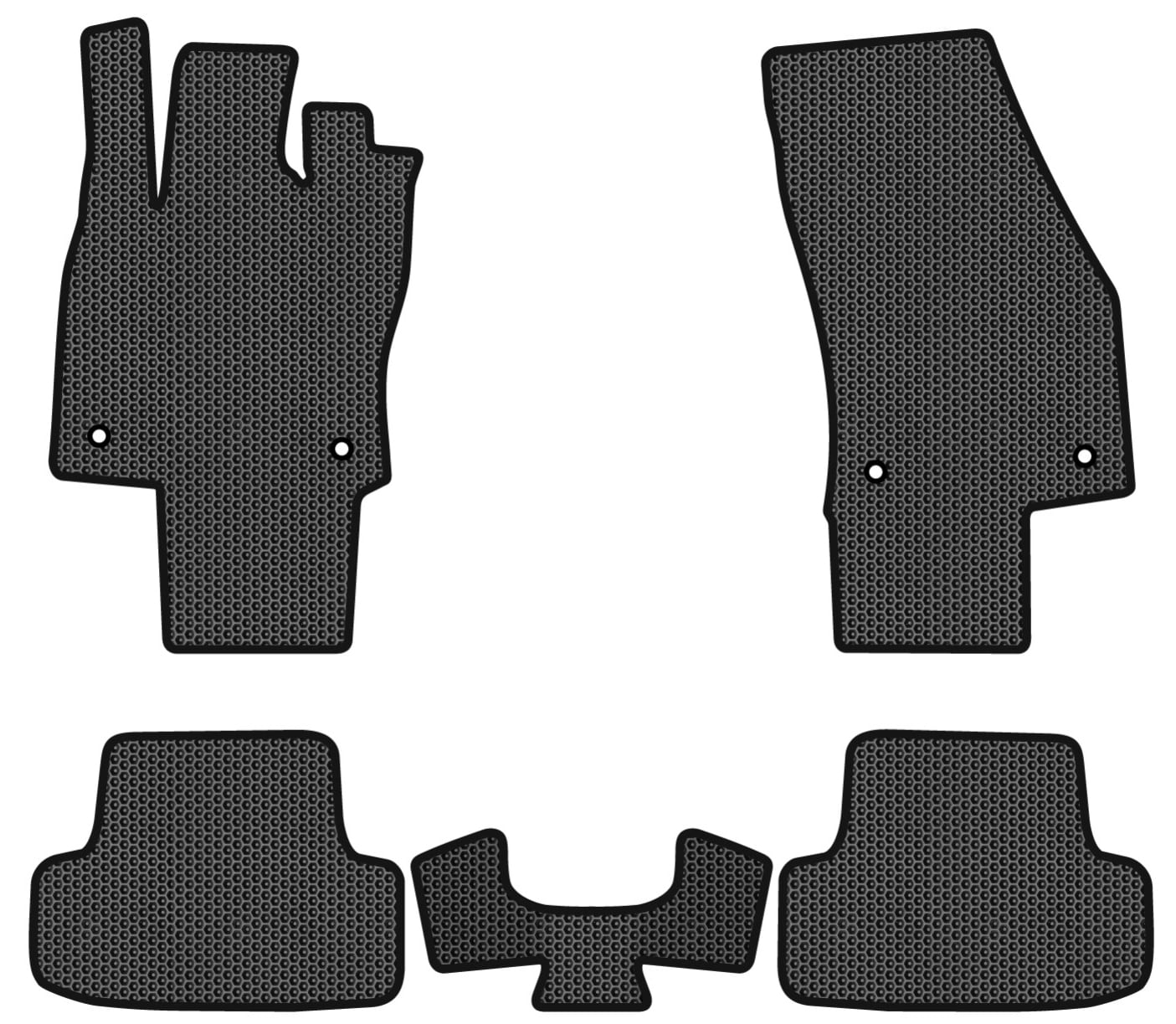 EVA коврики в салон авто EVAtech для T-Roc Volkswagen 2017 1 поколение SUV EU (VW1899CV5AV4SBB)