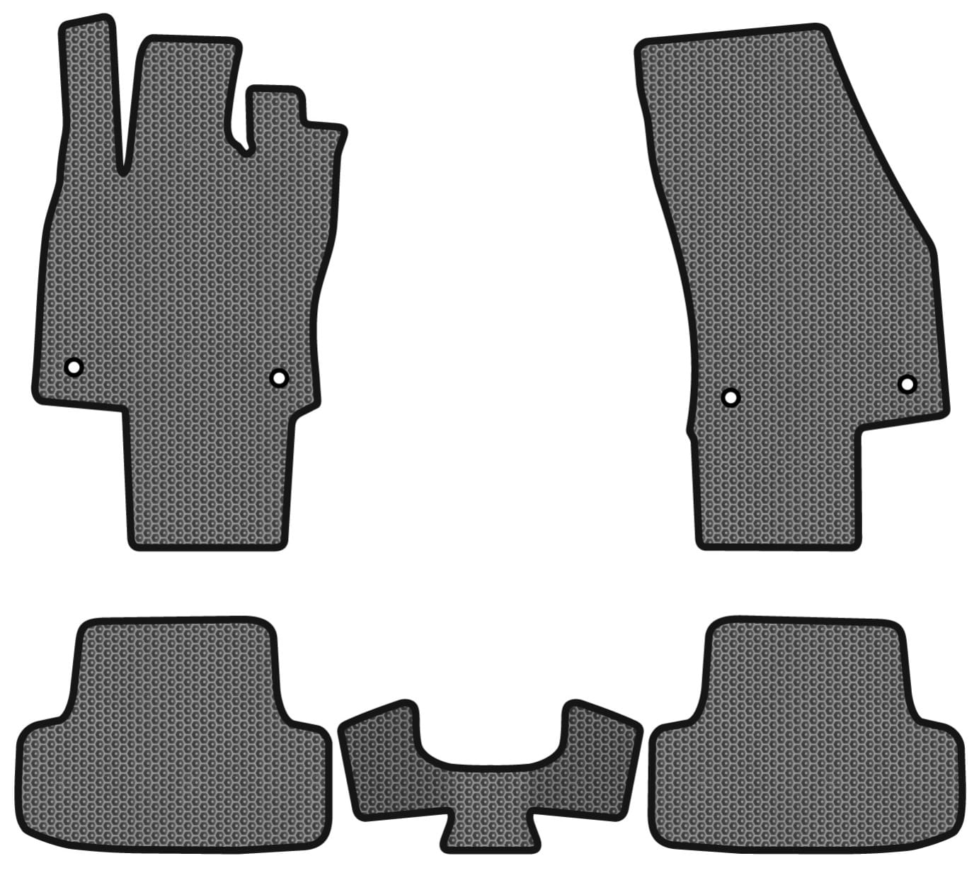 EVA коврики в салон авто EVAtech для T-Roc Volkswagen 2017 1 поколение SUV EU (VW1899CV5AV4SGB)
