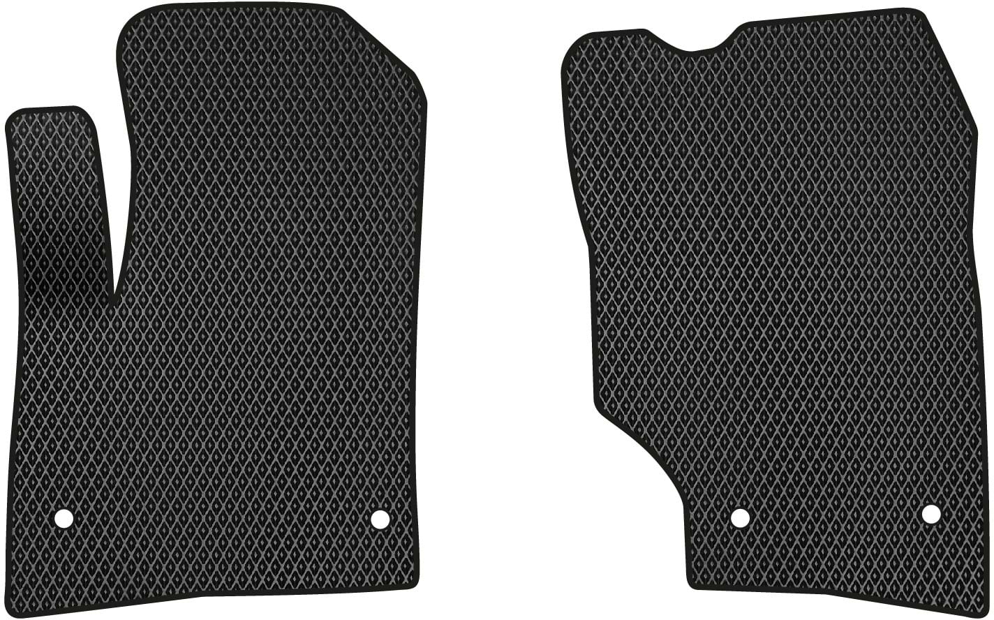 EVA килимки в салон авто передні EVAtech для Touareg (7L) Volkswagen 2002-2006 1 покоління SUV EU VW21451A2AV4RBB