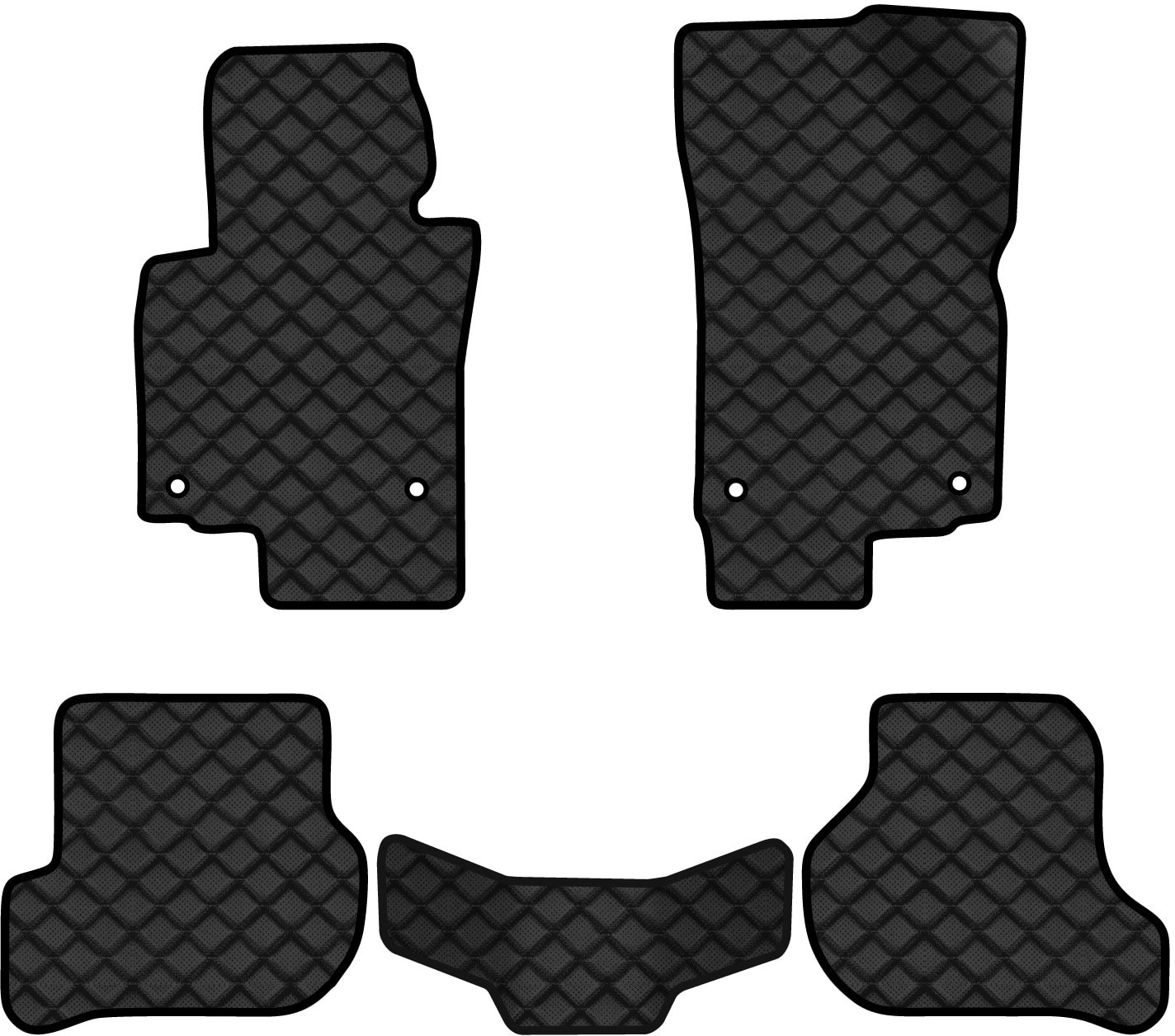 Коврики из экокожи в салон авто EVAtech ECO для Scirocco (Mk3) Volkswagen 2008-2017 3 поколение Htb EU VW21654CJ5AV4BBB
