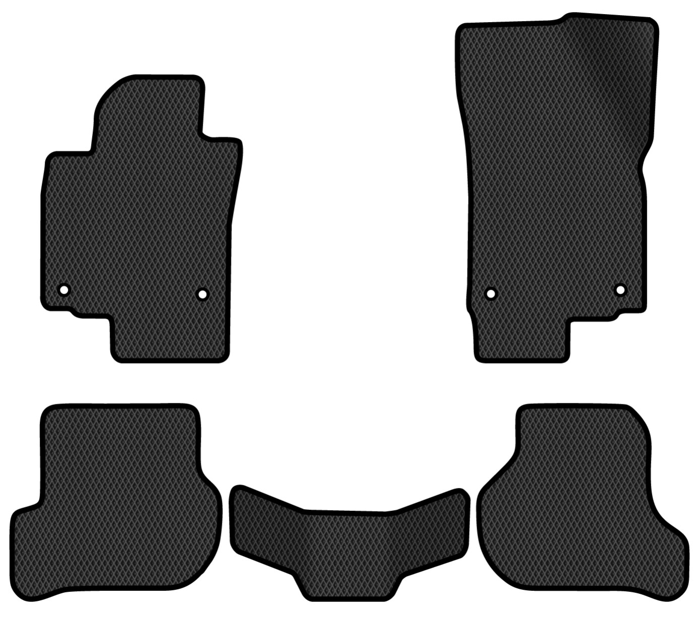 EVA коврики в салон авто EVAtech для Scirocco (Mk3) Volkswagen 2008-2017 3 поколение Htb EU (VW21654CJ5AV4RBB)