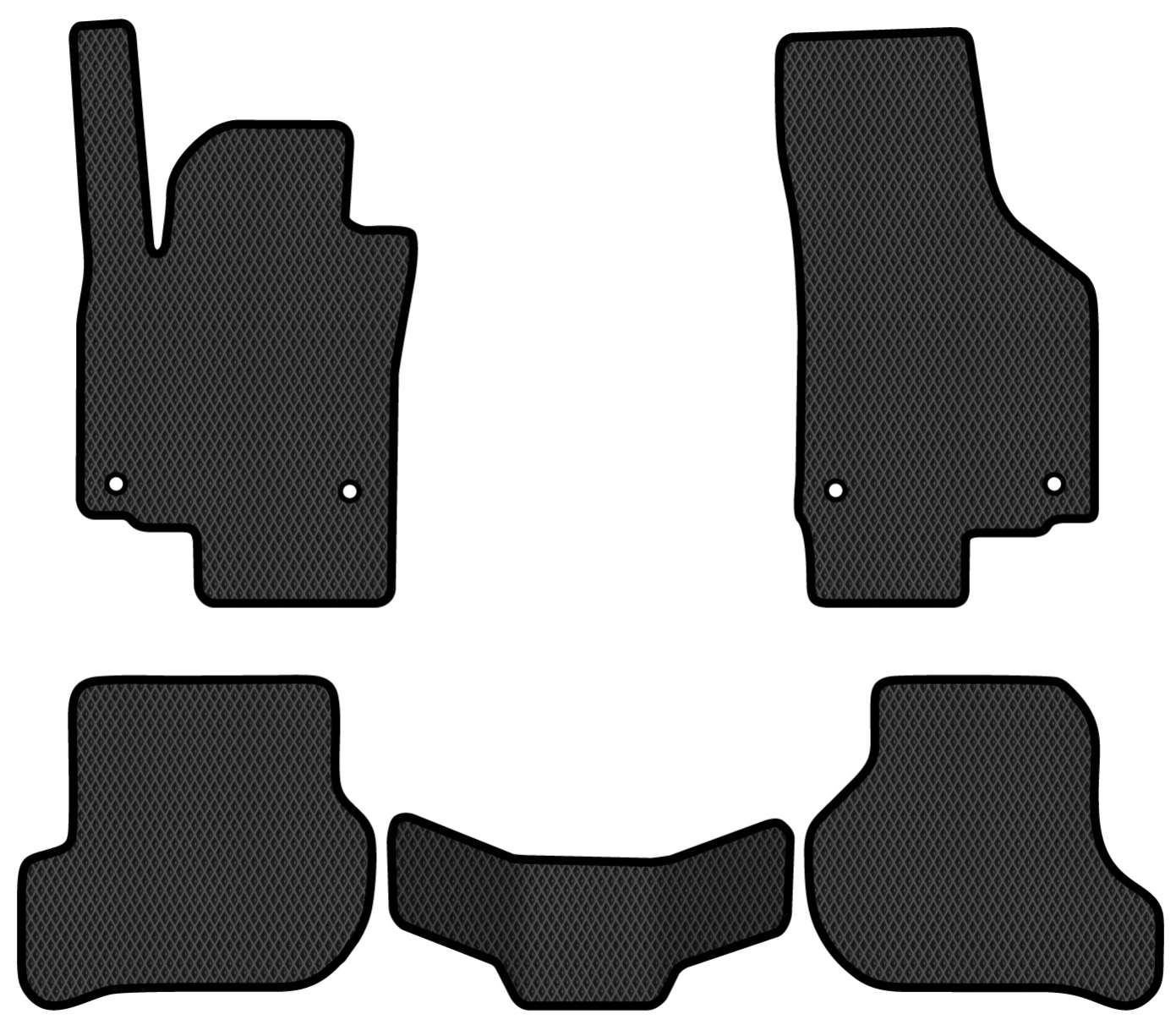 EVA килимки в салон авто EVAtech для Scirocco (Mk3) Volkswagen 2008-2017 3 покоління Htb EU (VW21654CL5AV4RBB)