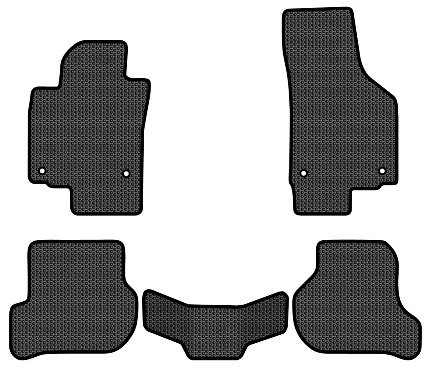 EVA коврики в салон авто EVAtech для Scirocco (Mk3) Volkswagen 2008-2017 3 поколение Htb EU (VW21654CM5AV4SBB)