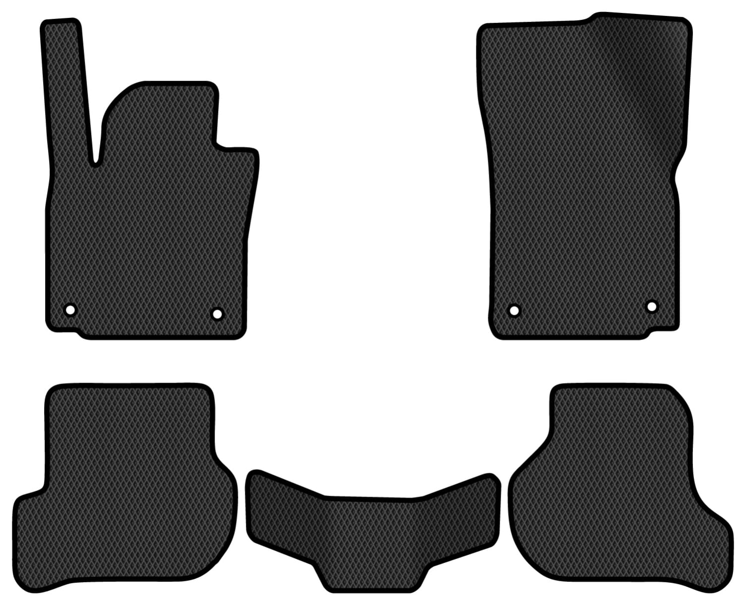 EVA коврики в салон авто EVAtech для Scirocco (Mk3) Volkswagen 2008-2017 3 поколение Htb EU (VW21654CN5AV4RBB)