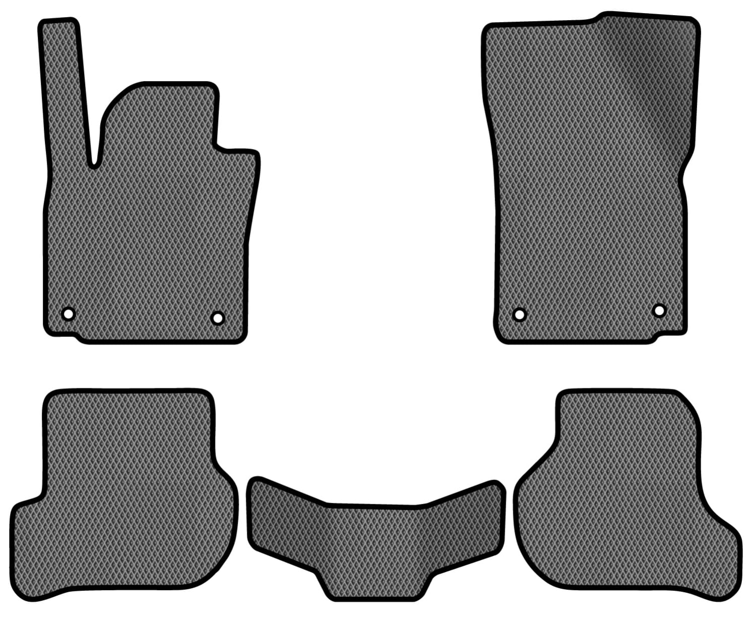 EVA килимки в салон авто EVAtech для Scirocco (Mk3) Volkswagen 2008-2017 3 покоління Htb EU (VW21654CN5AV4RGB)