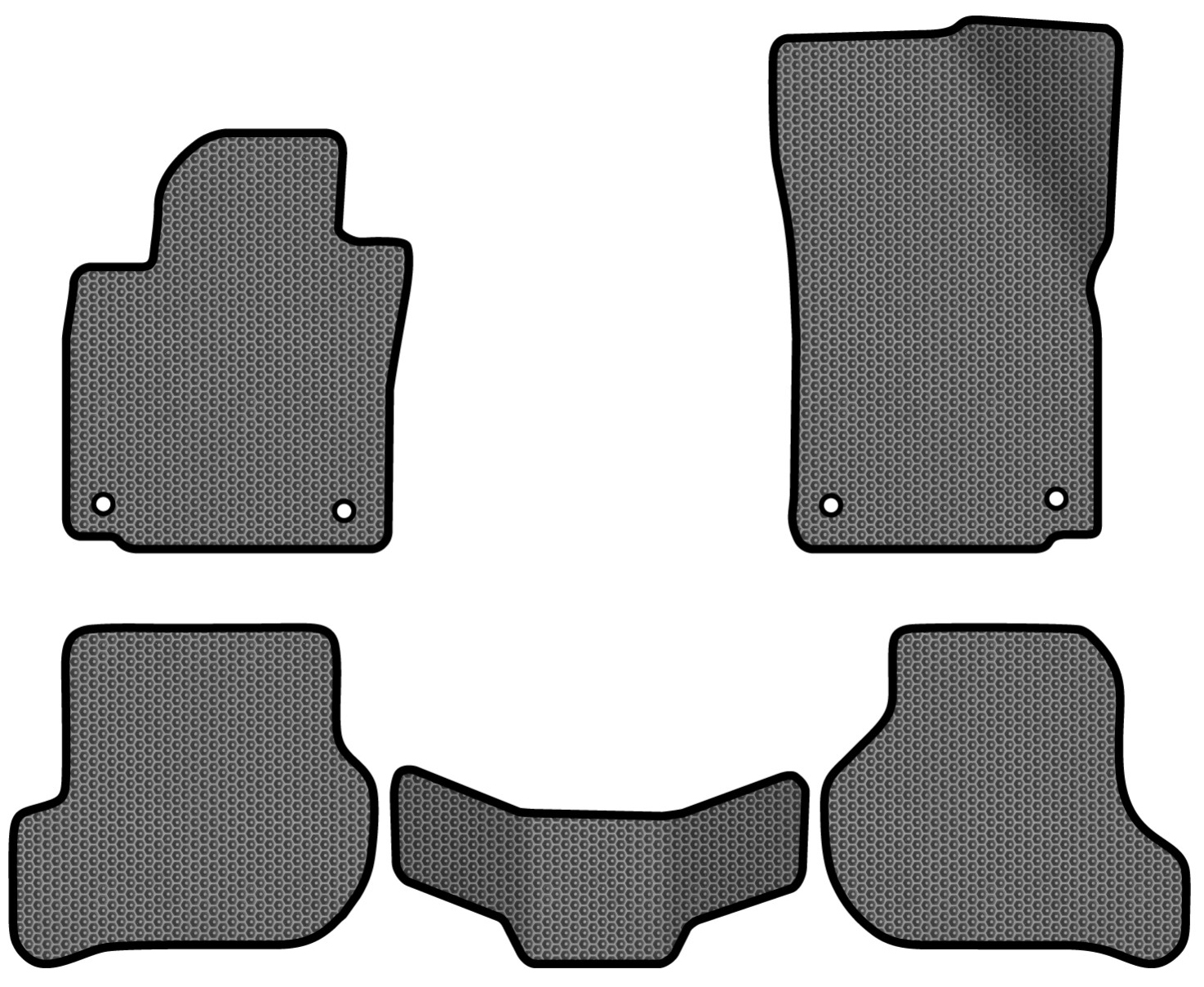 EVA коврики в салон авто EVAtech для Scirocco (Mk3) Volkswagen 2008-2017 3 поколение Htb EU (VW21654CP5AV4SGB)