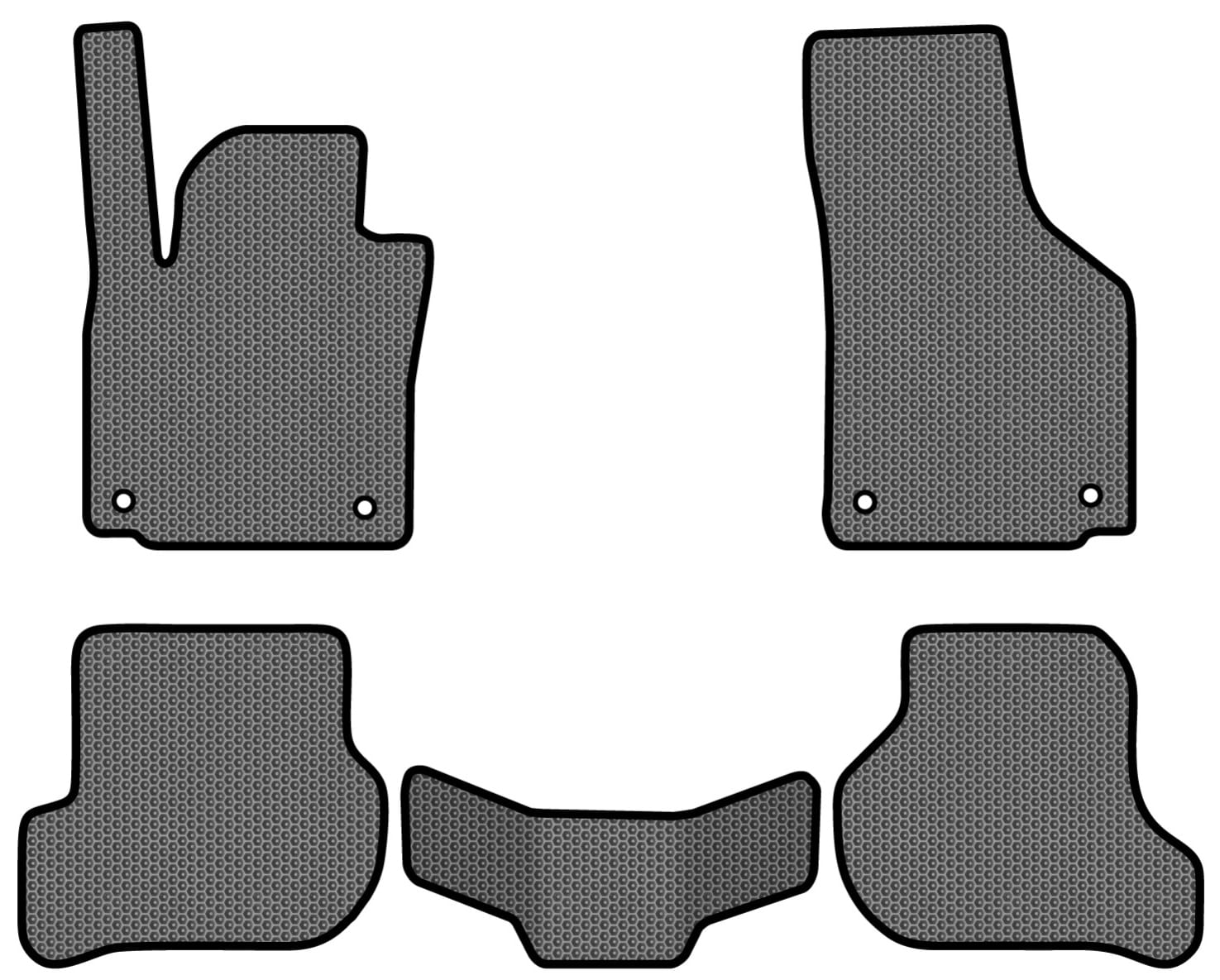 EVA килимки в салон авто EVAtech для Scirocco (Mk3) Volkswagen 2008-2017 3 покоління Htb EU (VW21654CR5AV4SGB)