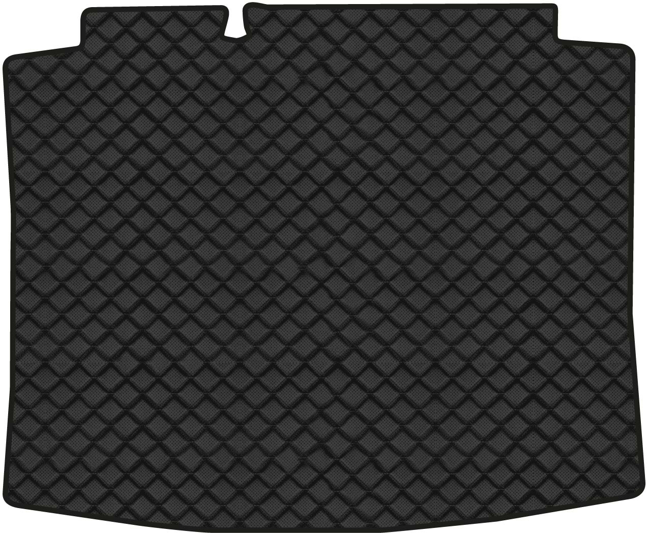 Килимок з екошкіри в багажник авто EVAtech для Golf (IV) 3-doors Volkswagen 1997-2006 4 покоління Htb EU (VW22432B1BBB)
