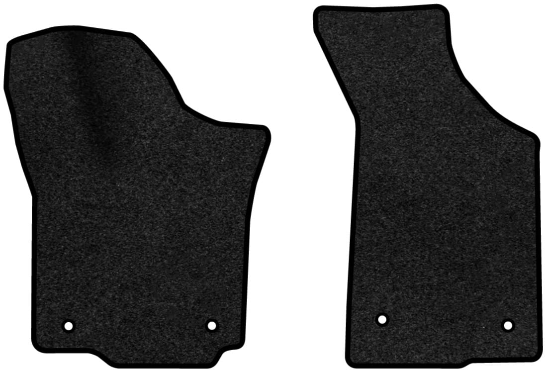 Килимки ворсові в салон авто EVAtech Premium для Volkswagen Phaeton 2002-2016 1 покоління Sedan EU чорний кант (VW22644AE2TL4VPB)