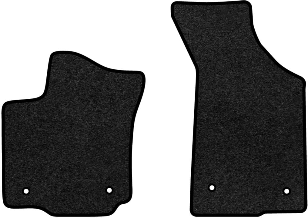 Килимки ворсові в салон авто EVAtech Premium для Volkswagen Phaeton 2002-2016 1 покоління Sedan EU чорний кант (VW22644AG2TL4VPB)