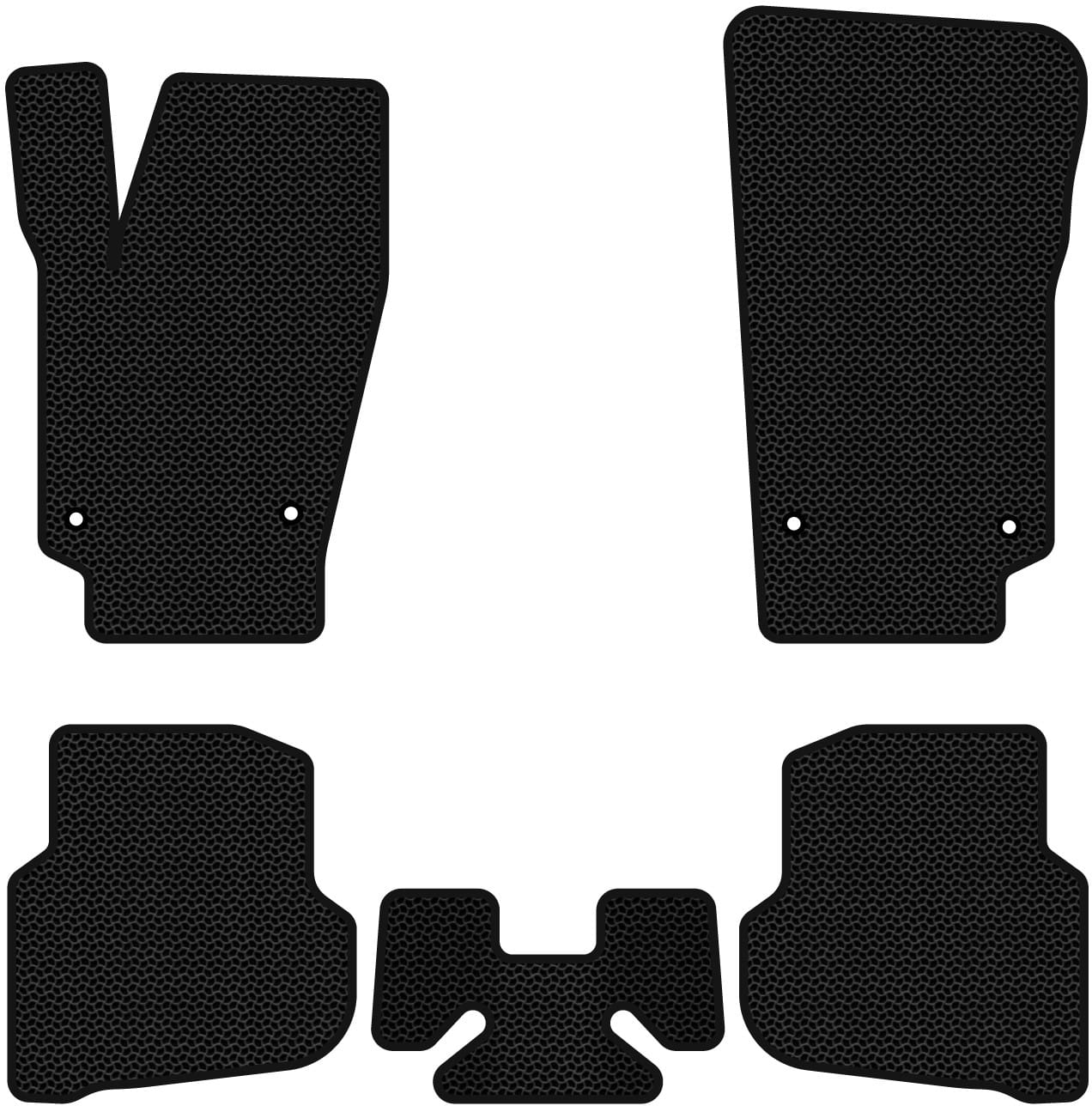 EVA коврики в салон авто EVAtech для Polo (V) Volkswagen 2009-2017 5 поколение Sedan EU VW31131C5AV4KBB