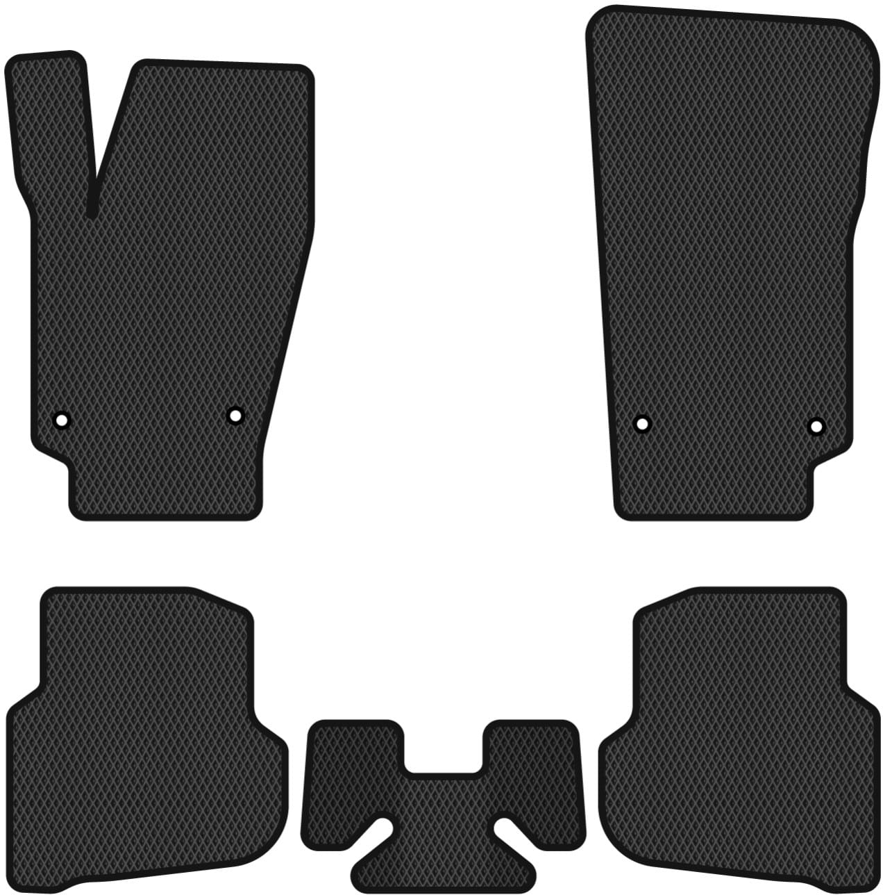 EVA коврики в салон авто EVAtech для Polo (V) Volkswagen 2009-2017 5 поколение Sedan EU VW31131C5AV4RBB