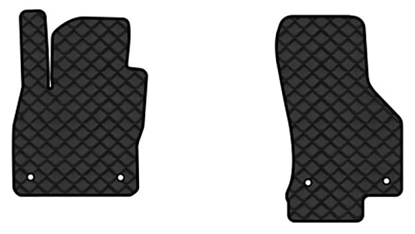 Килимки з екошкіри в салон авто передні EVAtech ECO для Passat (B8) Volkswagen 2014-2023 8 покоління Combi EU VW31151ARG2AV4BBB