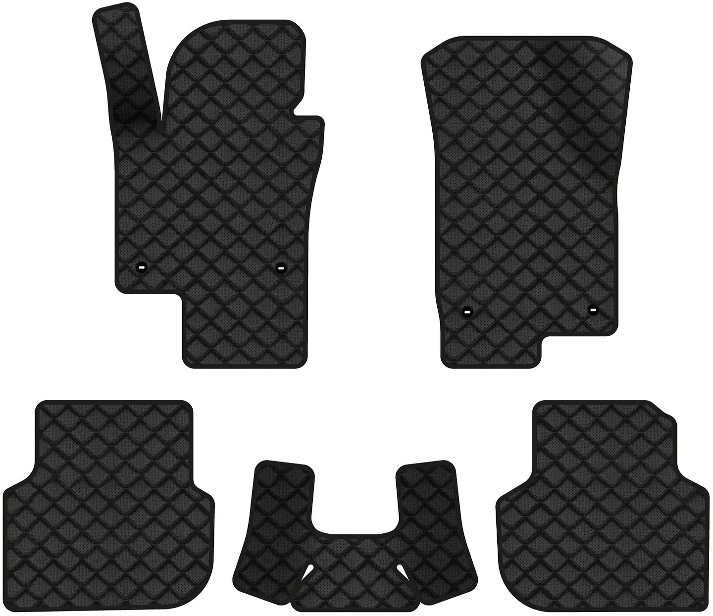 Коврики из экокожи в салон авто EVAtech ECO для Jetta (VI) AT Volkswagen 2010-2018 6 поколение Sedan EU VW31221C5TL4BBB