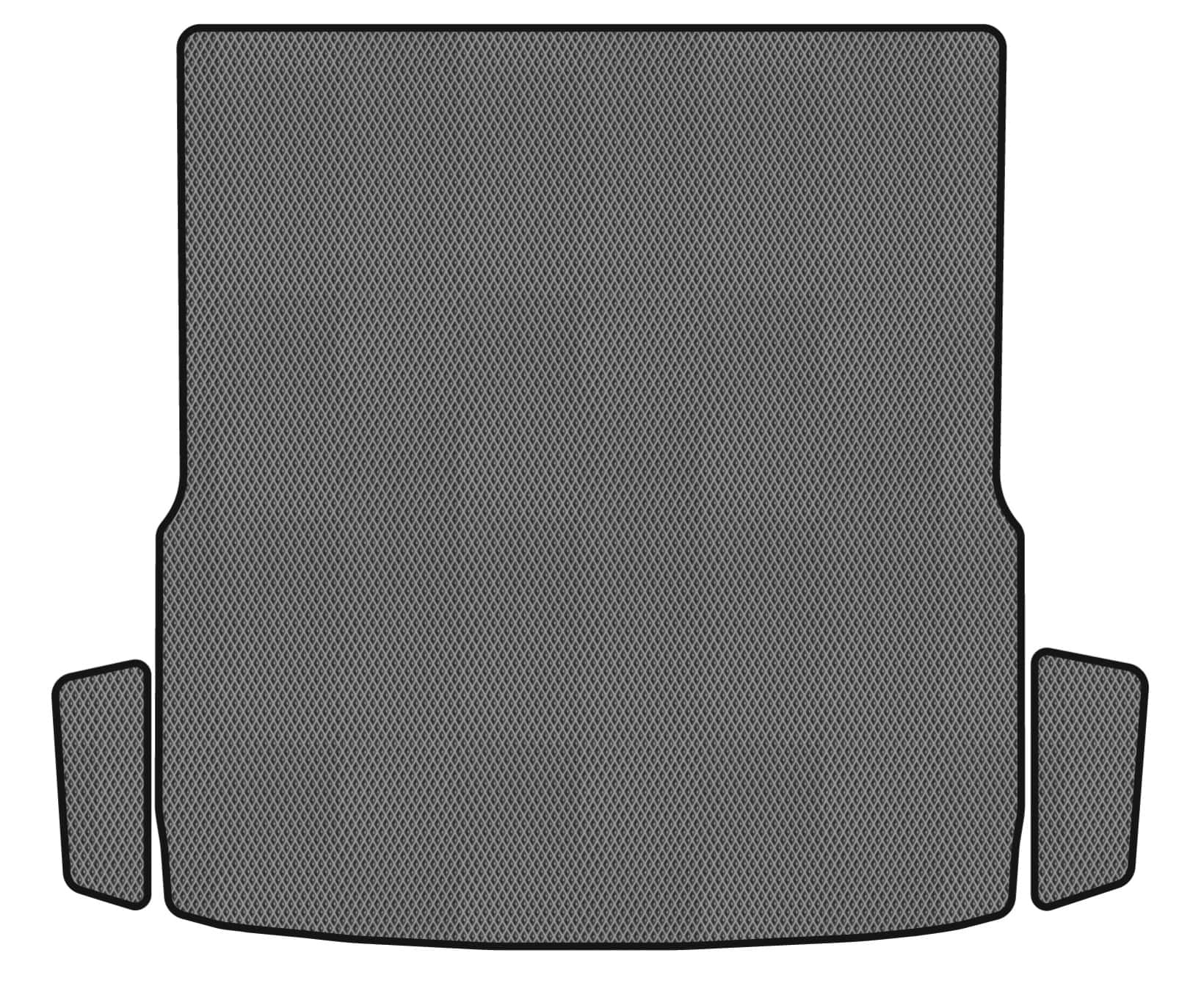 EVA килимок в багажник авто EVAtech для Passat (B6) (with armrest) Volkswagen 2005-2010 6 покоління Combi EU (VW31276BG3RGB)