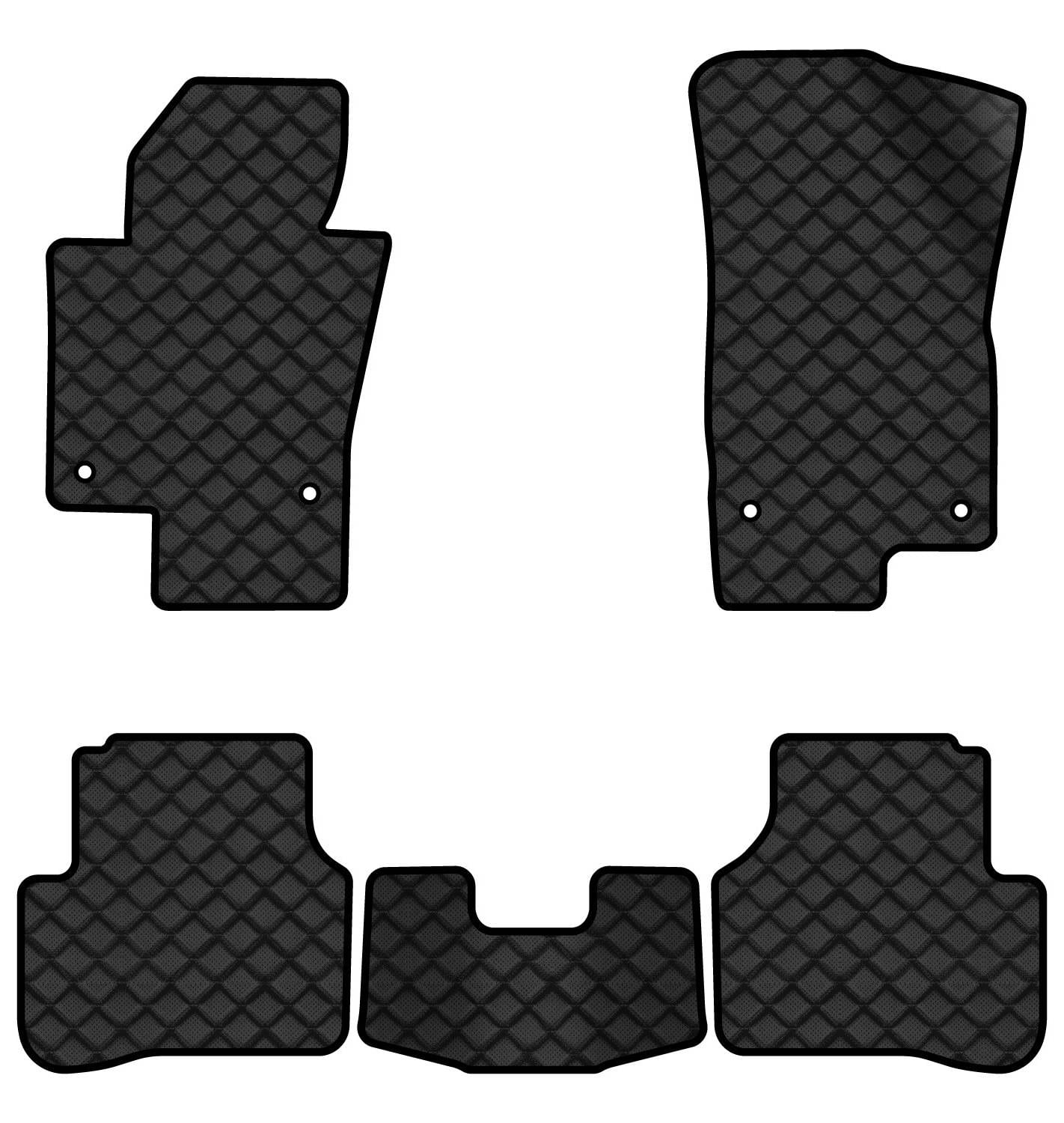 Килимки з екошкіри в салон авто EVAtech ECO для Passat (B6) (with armrest) Volkswagen 2005-2010 6 покоління Combi EU VW31276CJ5TL4BBB