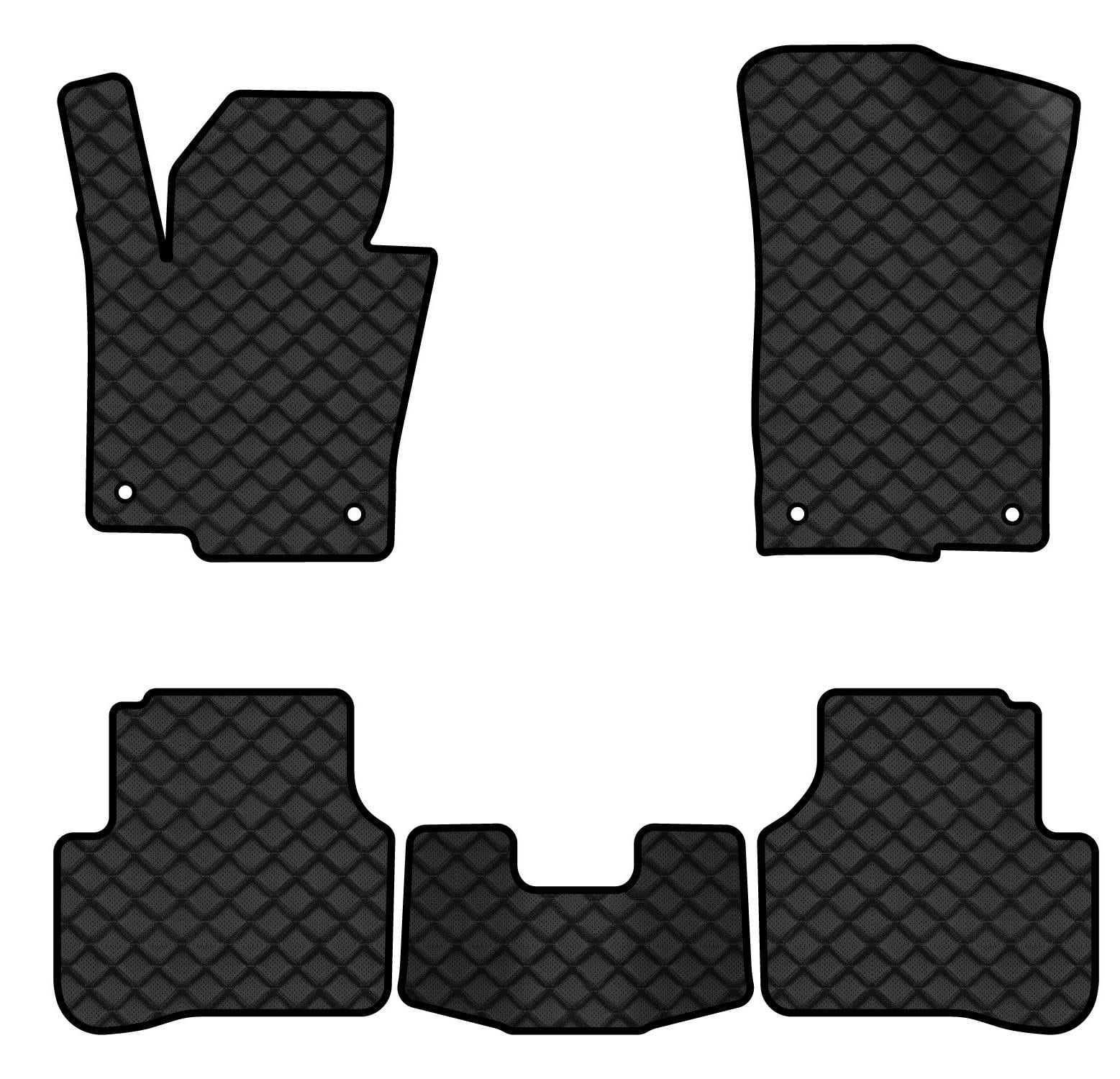 Коврики из экокожи в салон авто EVAtech ECO для Passat (B6) (with armrest) Volkswagen 2005-2010 6 поколение Combi EU VW31276CN5TL4BBB
