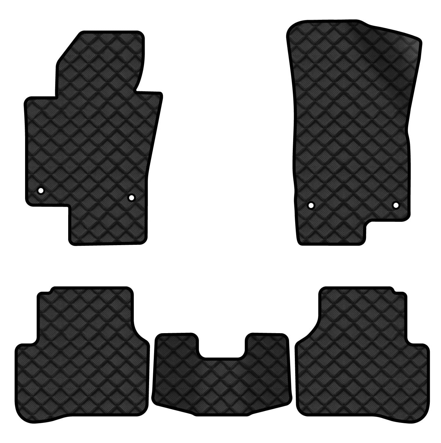 Коврики из экокожи в салон авто EVAtech ECO для Passat (B6) (with armrest) Volkswagen 2005-2010 6 поколение Sedan EU VW31277CH5TL4BBB