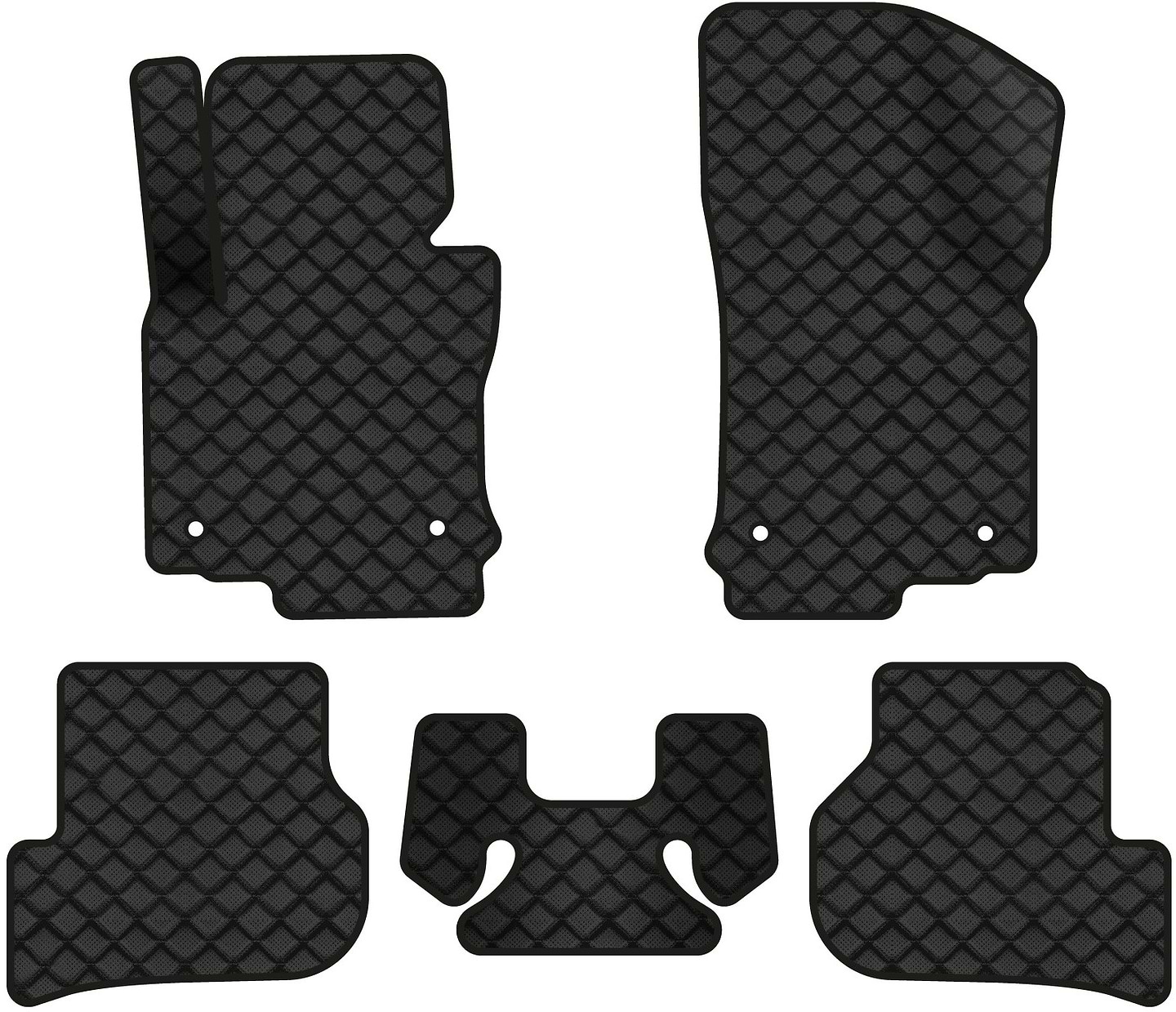 Коврики из экокожи в салон авто EVAtech ECO для Golf (VI) AT Volkswagen 2009-2012 6 поколение Combi EU VW31373C5AV4BBB