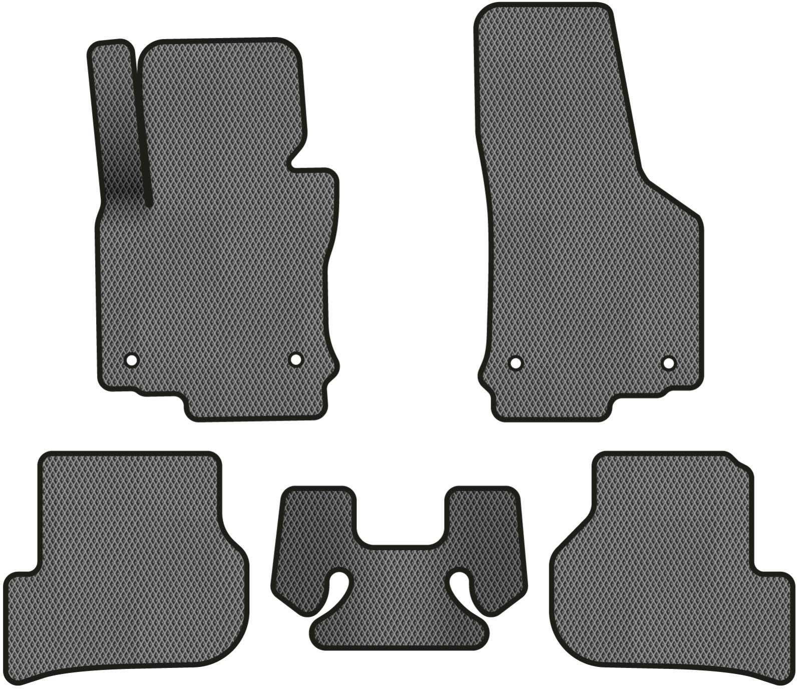 EVA коврики в салон авто EVAtech для Golf (VI) AT Volkswagen 2009-2012 6 поколение Combi EU VW31373CV5AV4RGB