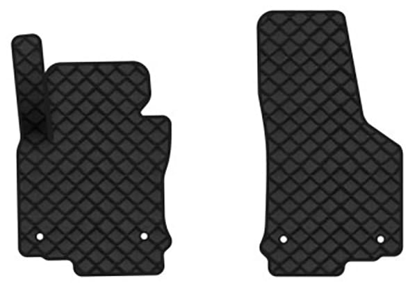 Килимки з екошкіри в салон авто передні EVAtech для Golf (VI) MT Volkswagen 2009-2012 6 покоління Combi EU (VW31375AV2AV4BBB)