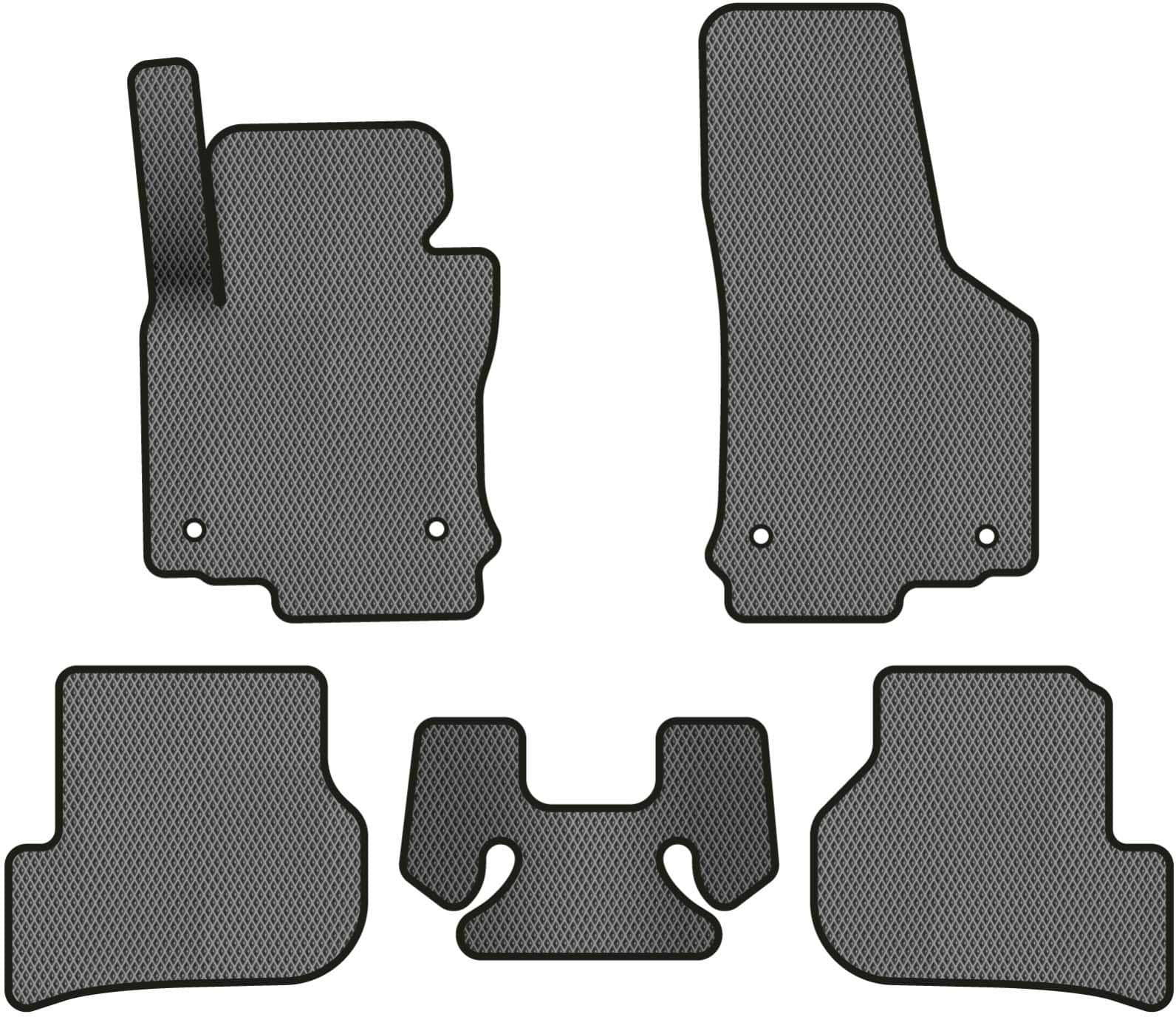 EVA килимки в салон авто EVAtech для Golf (VI) MT Volkswagen 2009-2012 6 покоління Combi EU VW31375CV5AV4RGB