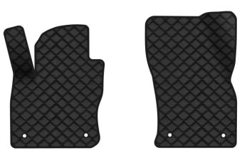 Килимки з екошкіри в салон авто передні EVAtech для Tiguan (Mk 2) Volkswagen 2016-2020 2 покоління SUV EU (VW31492AM2AV4BBB)