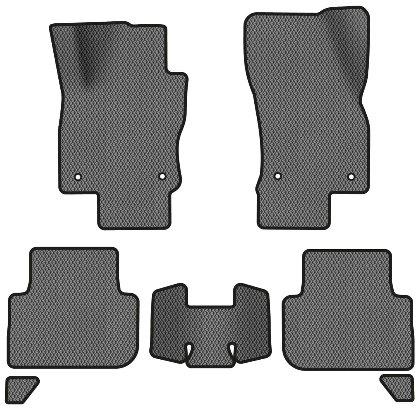 EVA килимки в салон авто EVAtech для Tiguan (Mk 2) Volkswagen 2016-2020 2 покоління SUV EU (VW31492CC7AV4RGB)