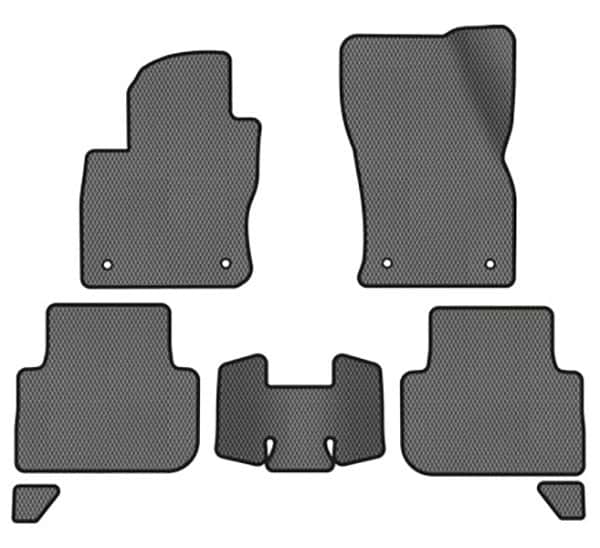 EVA килимки в салон авто EVAtech для Tiguan (Mk 2) Volkswagen 2016-2020 2 покоління SUV EU (VW31492CP7AV4RGB)