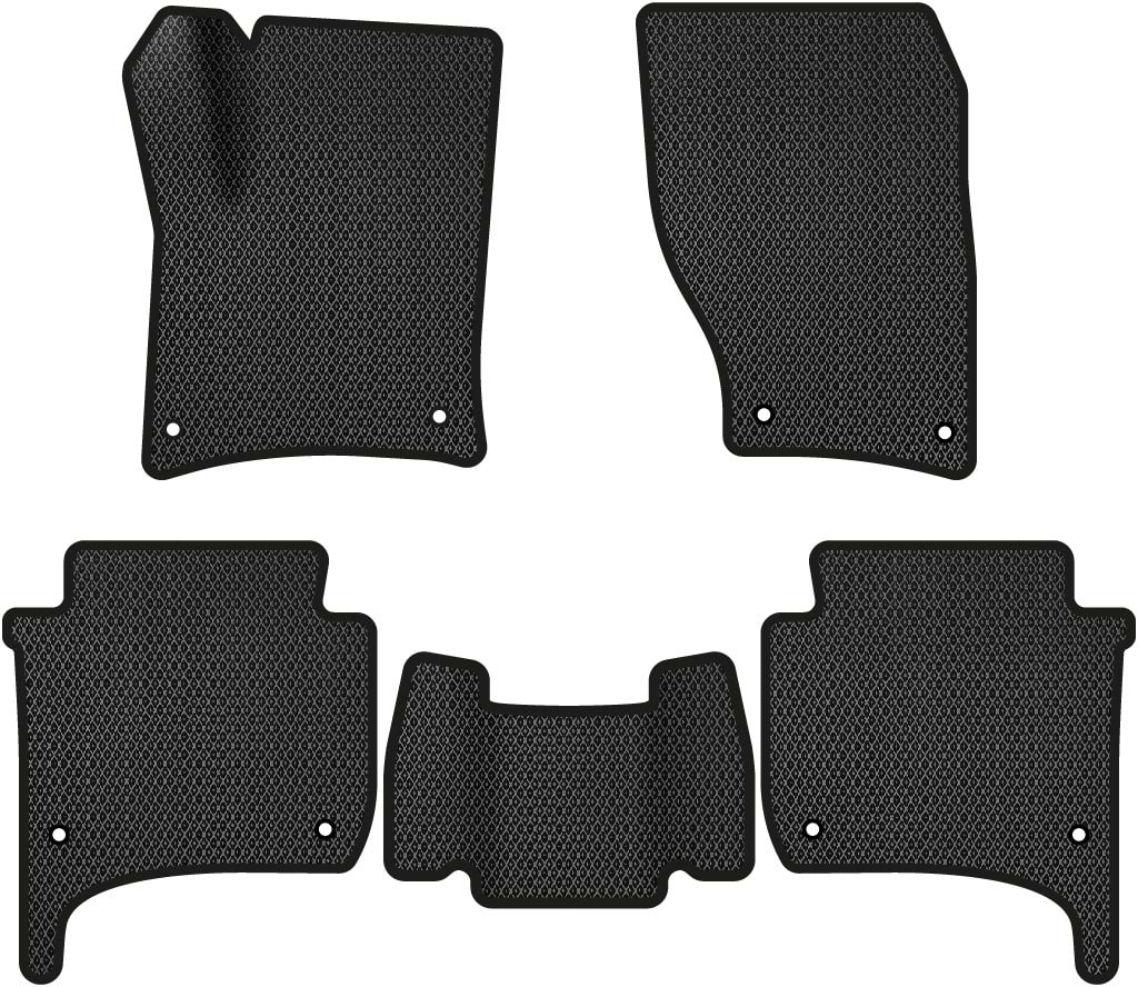 EVA коврики в салон авто EVAtech для Touareg (7P) (4-zone climate control) Volkswagen 2010-2014 2 поколение SUV EU VW31900CD5AV8RBB