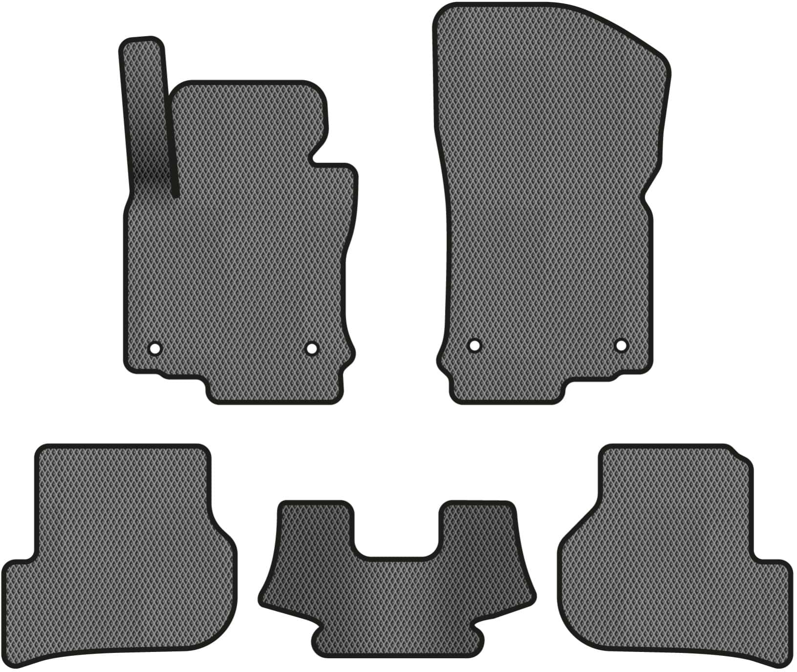 EVA килимки в салон авто EVAtech для Golf (V) MT Volkswagen 2003-2009 5 покоління Combi EU VW32428C5AV4RGB