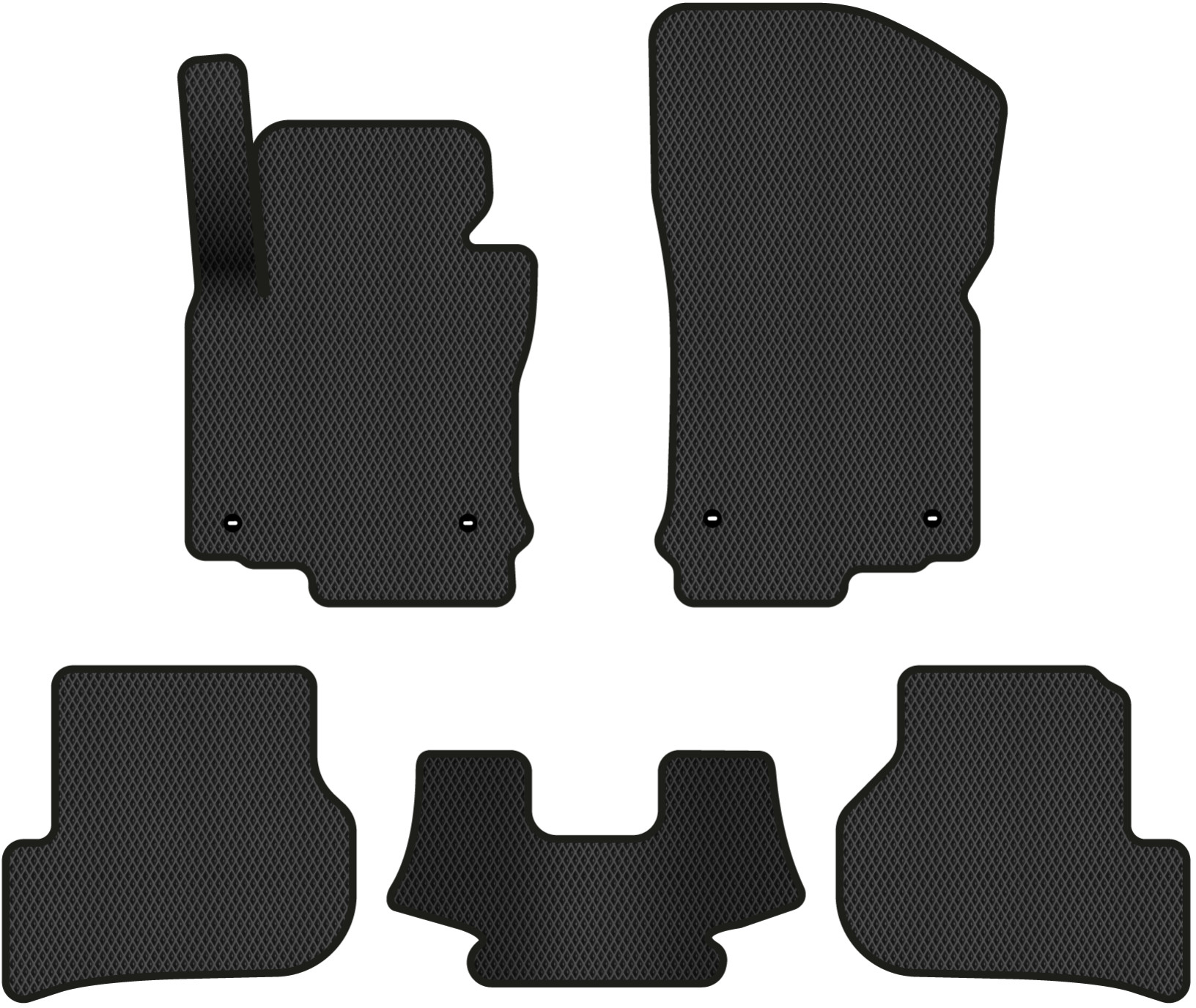 EVA килимки в салон авто EVAtech для Golf (V) MT Volkswagen 2003-2009 5 покоління Combi EU VW32429C5TL4RBB