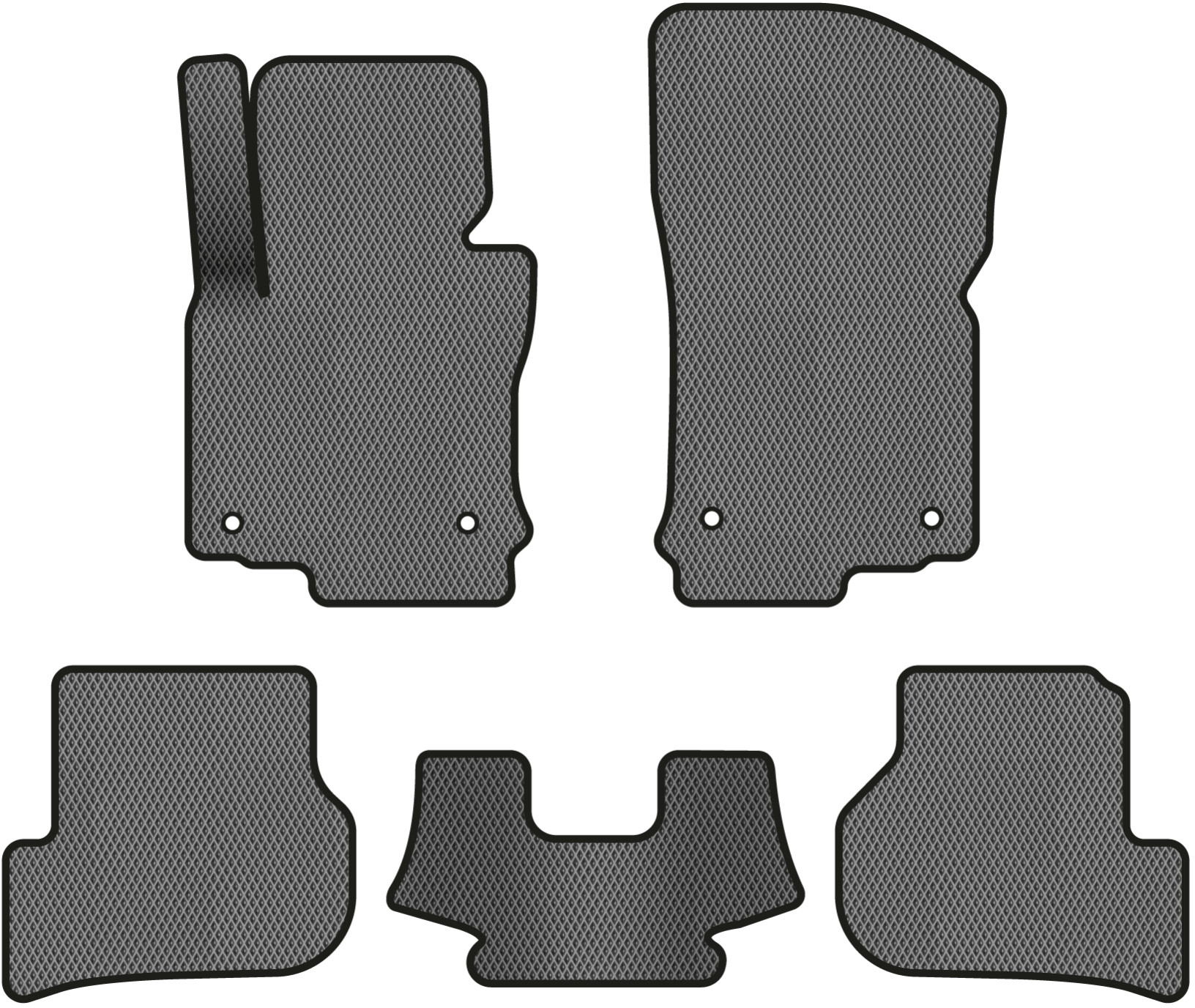 EVA килимки в салон авто EVAtech для Golf (V) AT Volkswagen 2003-2009 5 покоління Combi EU VW32430C5AV4RGB