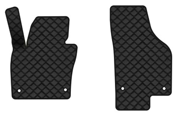 Коврики из экокожи в салон авто передние EVAtech для Tiguan (NF) AT Volkswagen 2007-2018 1 поколение SUV USA VW32480ARG2AV4BBLB