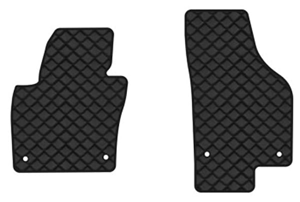 Килимки з екошкіри в салон авто передні EVAtech для Tiguan (NF) AT Volkswagen 2007-2018 1 покоління SUV USA VW32480ARJ2AV4BBLB