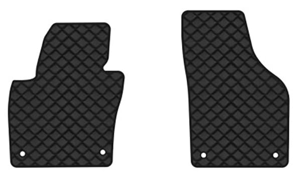 Коврики из экокожи в салон авто передние EVAtech для Tiguan (NF) AT Volkswagen 2007-2018 1 поколение SUV USA VW32480AS2AV4BBLB