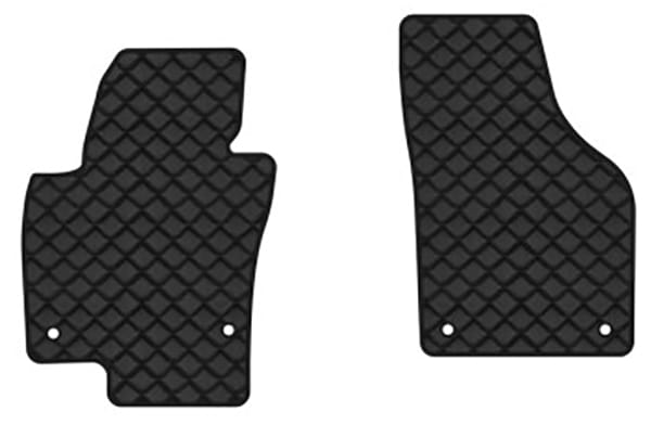 Килимки з екошкіри в салон авто передні EVAtech для Tiguan (NF) AT Volkswagen 2007-2018 1 покоління SUV USA VW32480AZ2AV4BBLB