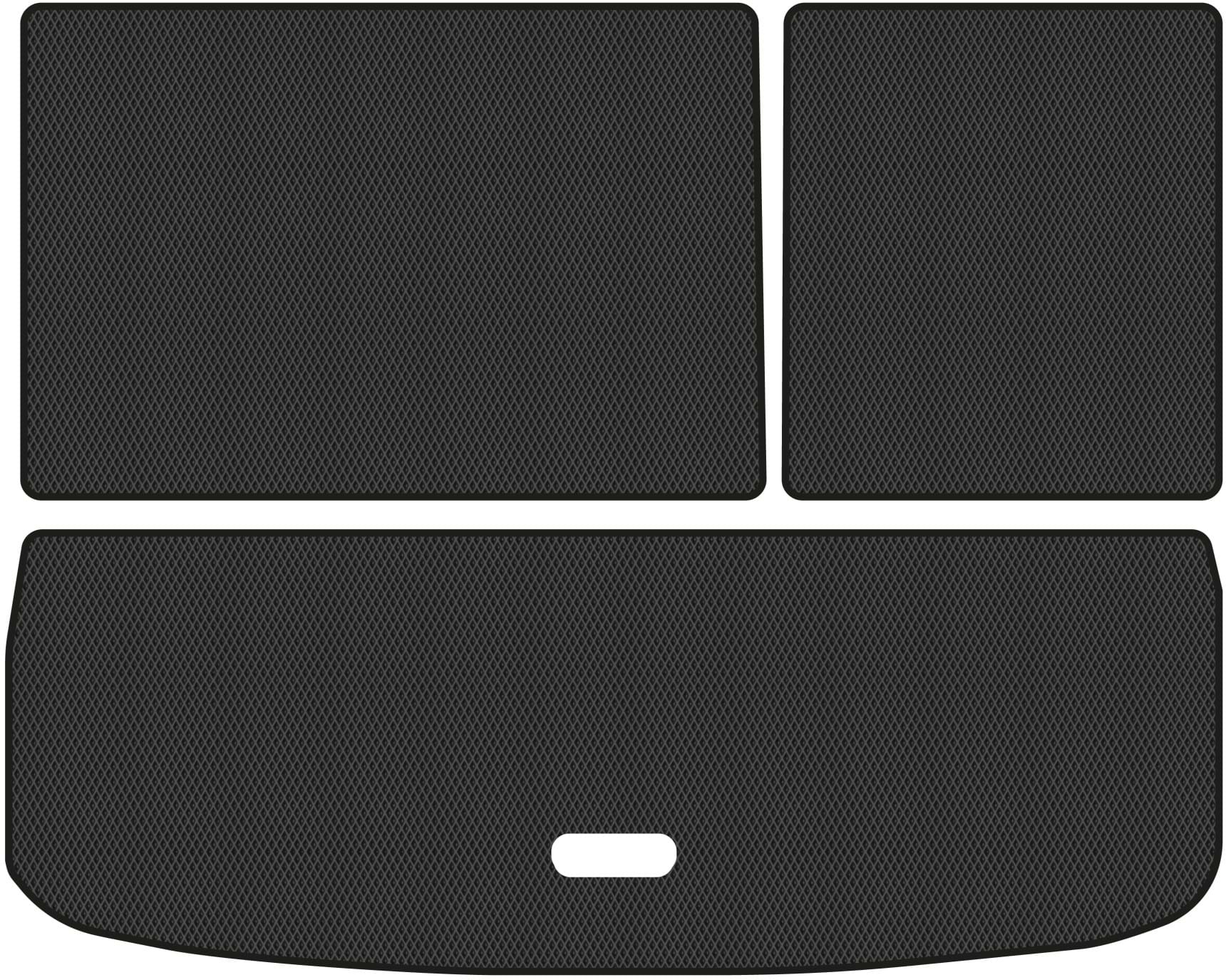 EVA килимок в багажник авто EVAtech для Tiguan (NF) AT Volkswagen 2007-2018 1 покоління SUV USA (VW32480BE3RBB)